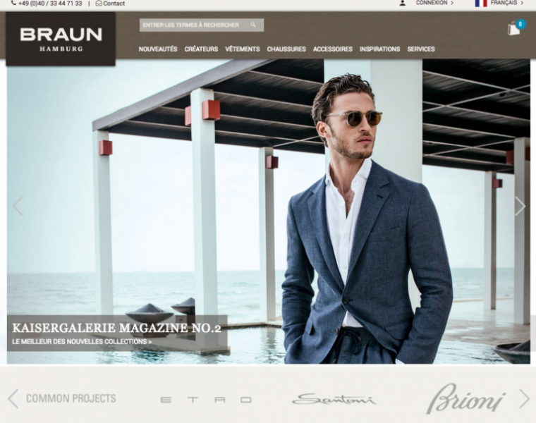 BRAUN Hamburg launches French version of its online store