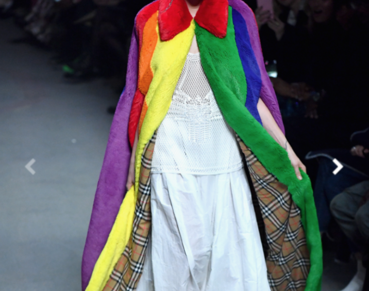 Christopher Bailey presents his last collection for Burberry