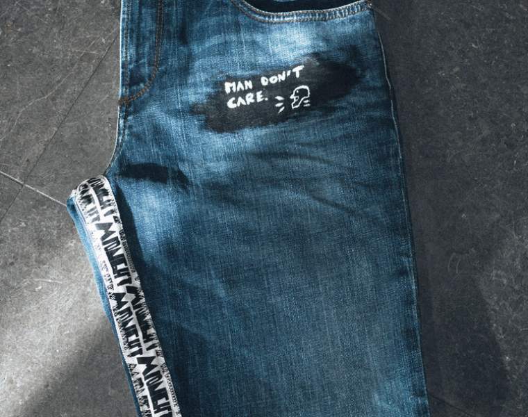 Can Demirezen designs vintage denims by ALBERTO