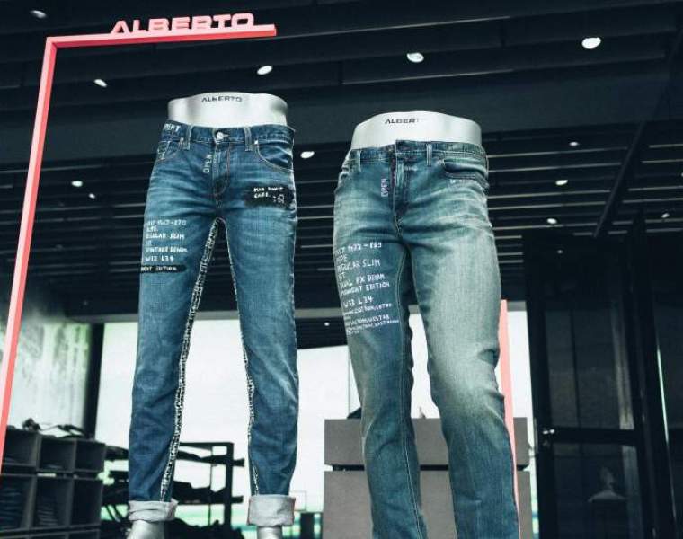 Can Demirezen designs vintage denims by ALBERTO