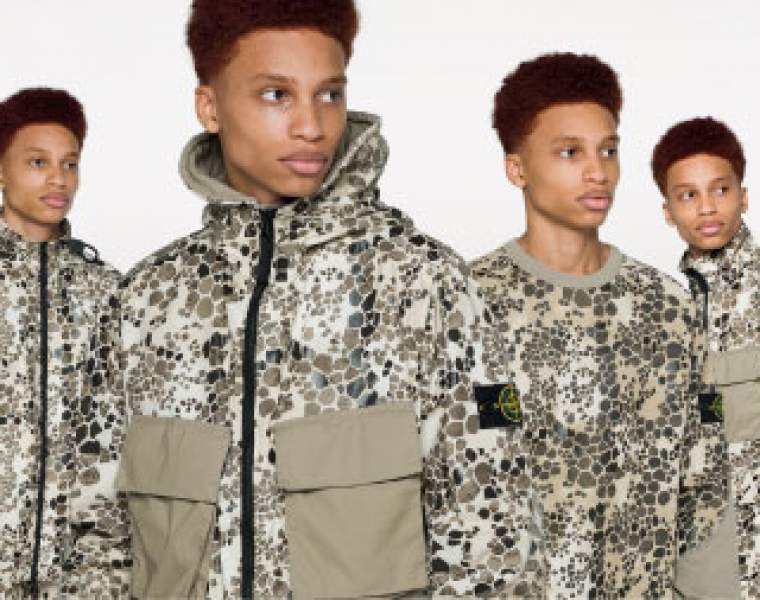 Stone Island S/S 2018 collection presents ‘alligator’ camouflage motif