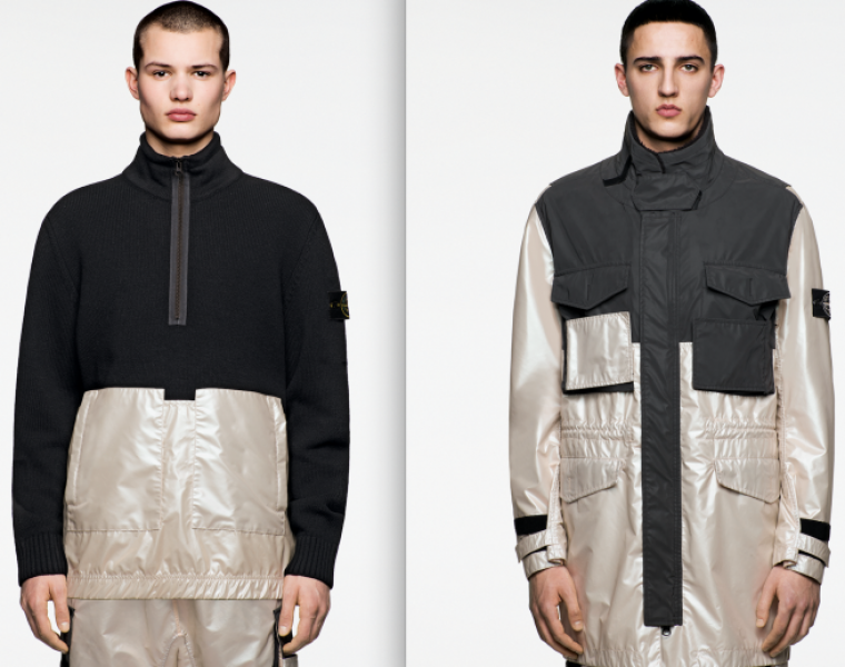 Stone Island launches Iridescent Coating Tela gear