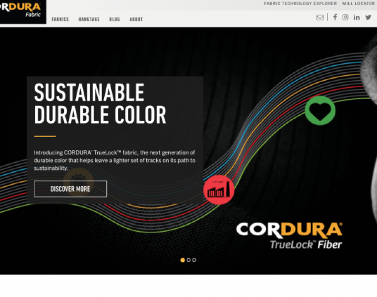 CORDURA Launches new website with Fabric Sourcing Experience