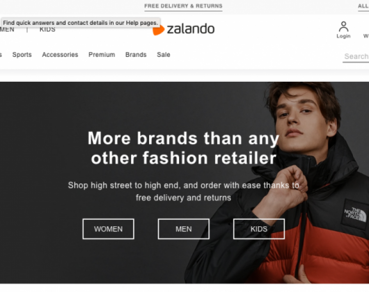 Zalando shares tumble