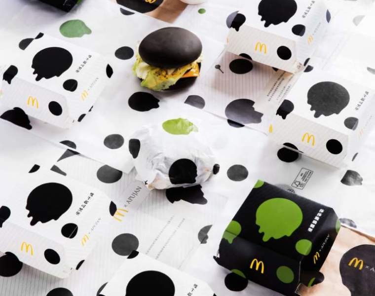 APUJAN x McDonalds: highly stylised wrapping & packaging