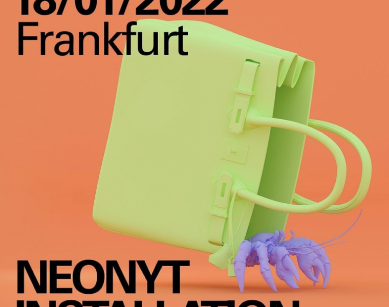 Neonyt installation: Sustainable but make it fashion