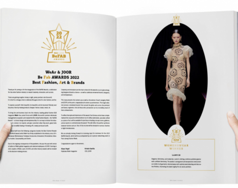 WeAr x JOOR inaugural BeFAB Awards