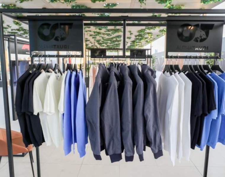 AlphaTauri opens their first Paddock Club pop-up fashion store