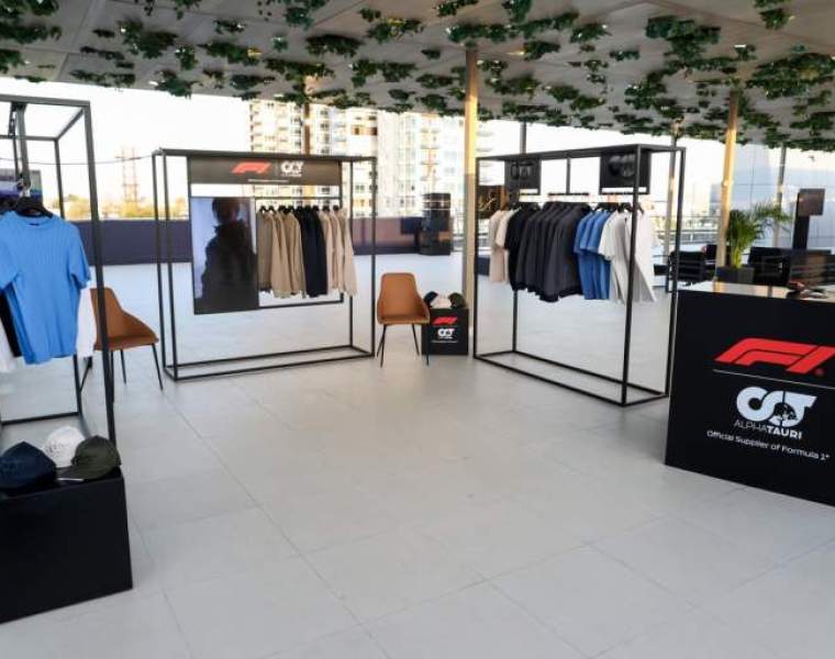 AlphaTauri opens their first Paddock Club pop-up fashion store