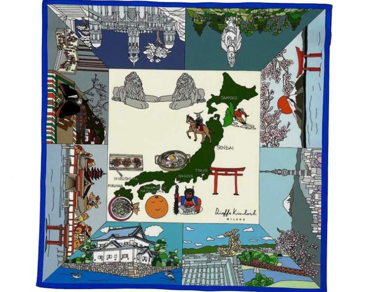 A Kinloch pattern to celebrate 350 years of MITSUKOSHI