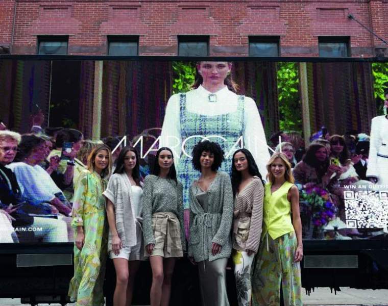 Marc Cain presents its collections on the streets New York
