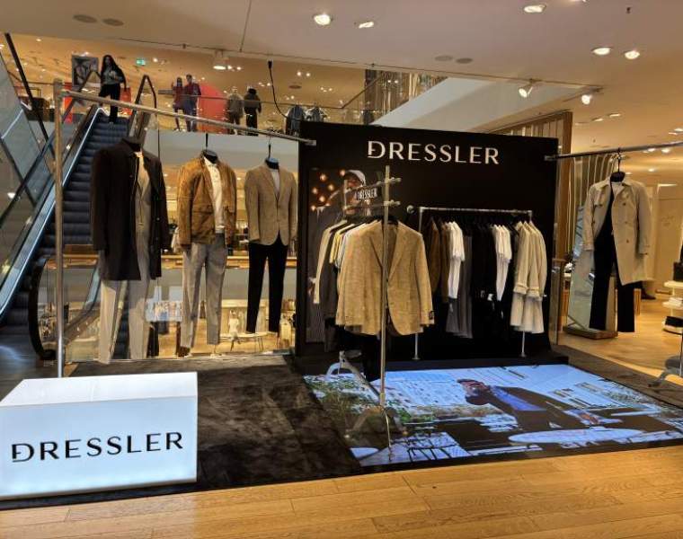 DRESSLER kicks off 2026 with a pop-up at Breuninger Düsseldorf