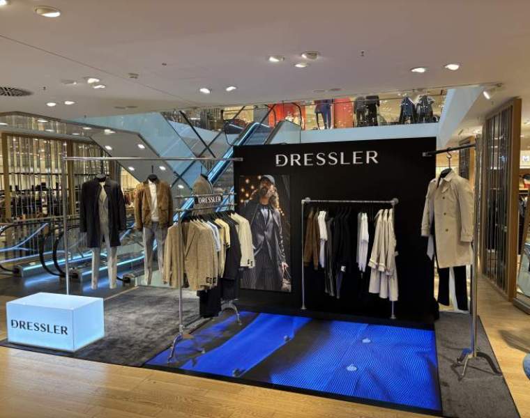 DRESSLER kicks off 2026 with a pop-up at Breuninger Düsseldorf