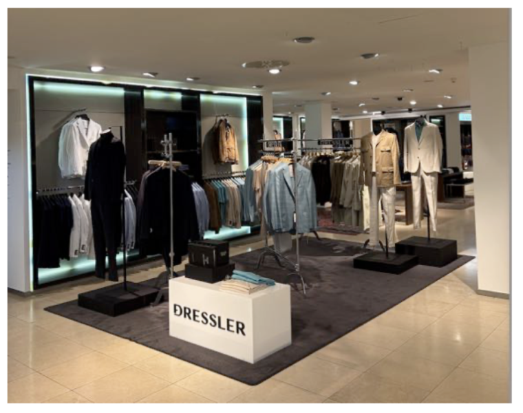 DRESSLER launches pop-up at MODEWAGENER in Baden-Baden